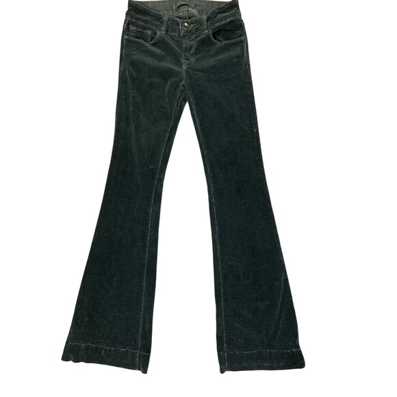 J.Brand Pants - J.Brand Low Rise Flare Leg Super Soft Cords in Forest Green Size 25